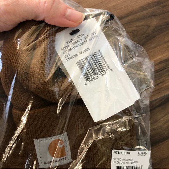 NWT Carhartt Youth Brown Hat - Picture 3 of 4